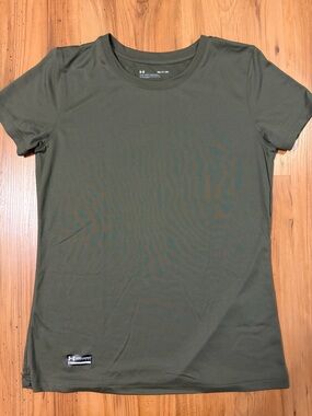 Under Armour Women's Short Sleeve Crew Tee - Olive